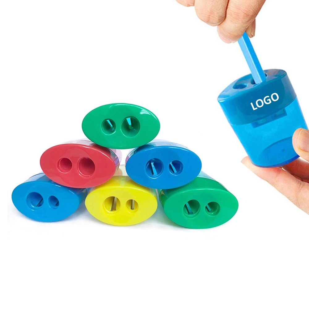 2 Holes Hand Held Pencil Sharpeners 1