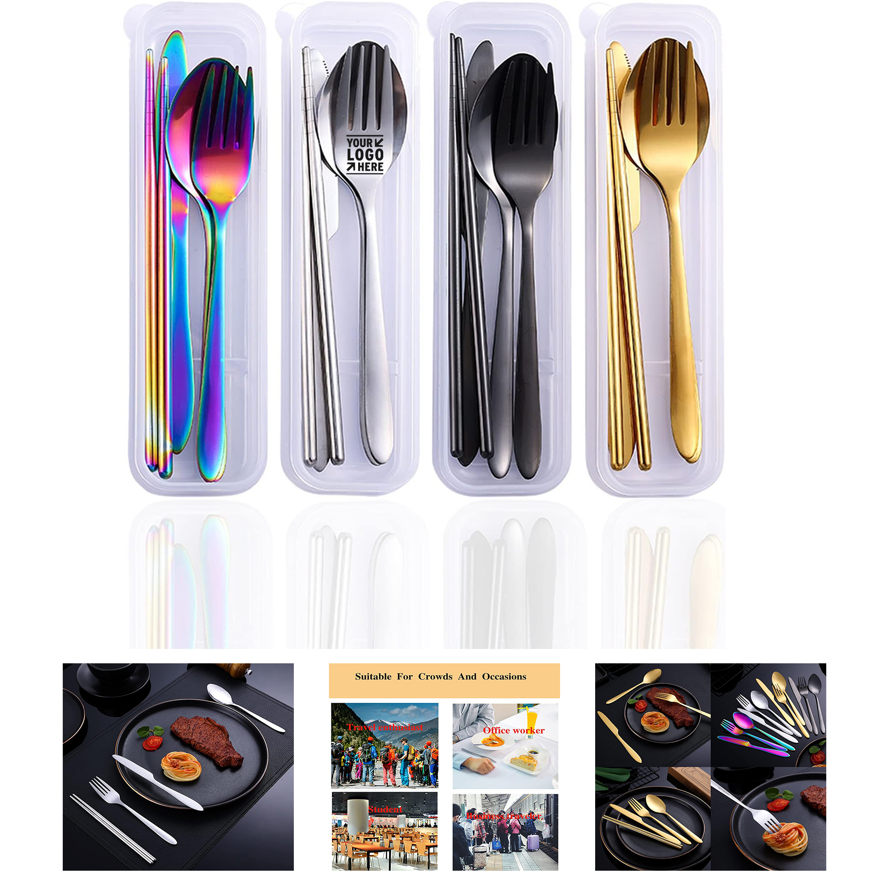Portable Travel Cutlery Set 2