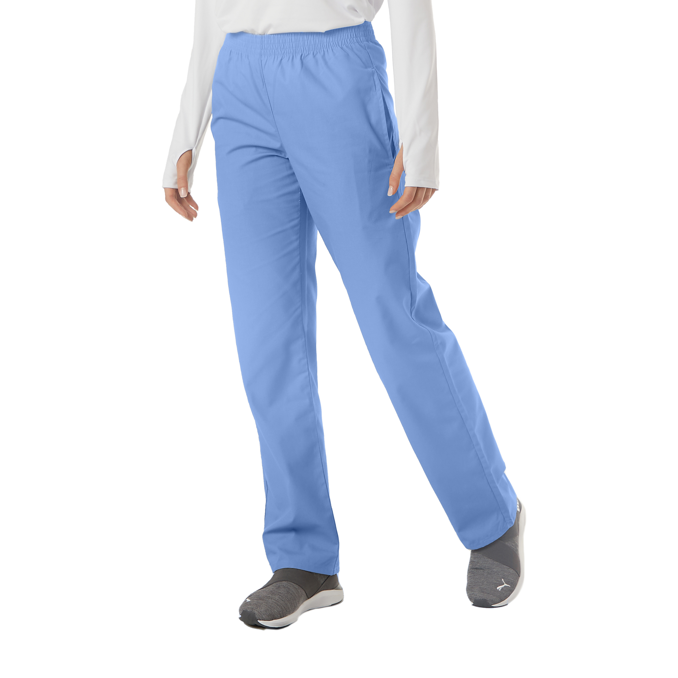 Petite UltraSoft Classic Elastic Scrub Pant 14