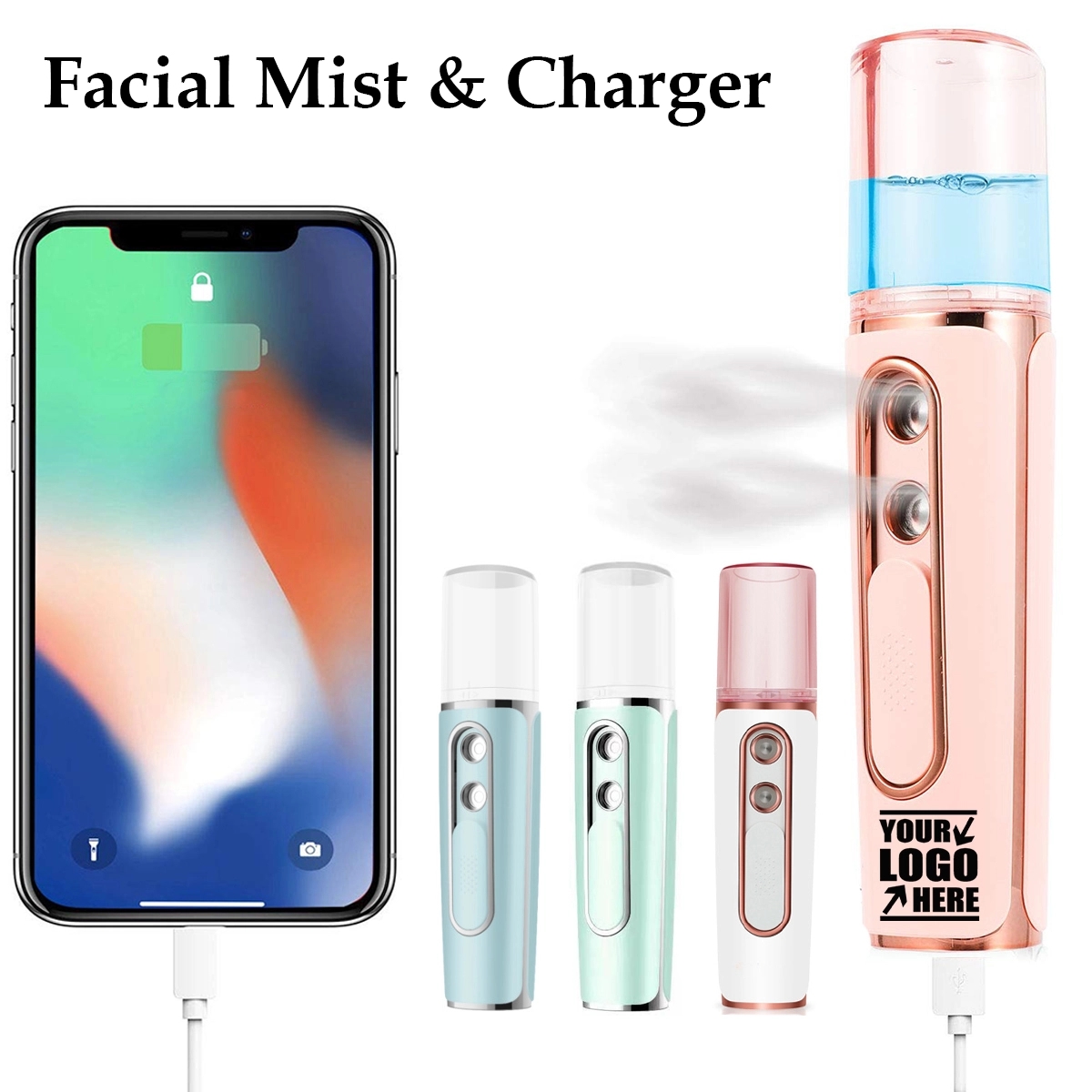 Portable Facial Sprayer With Power Bank Function 2