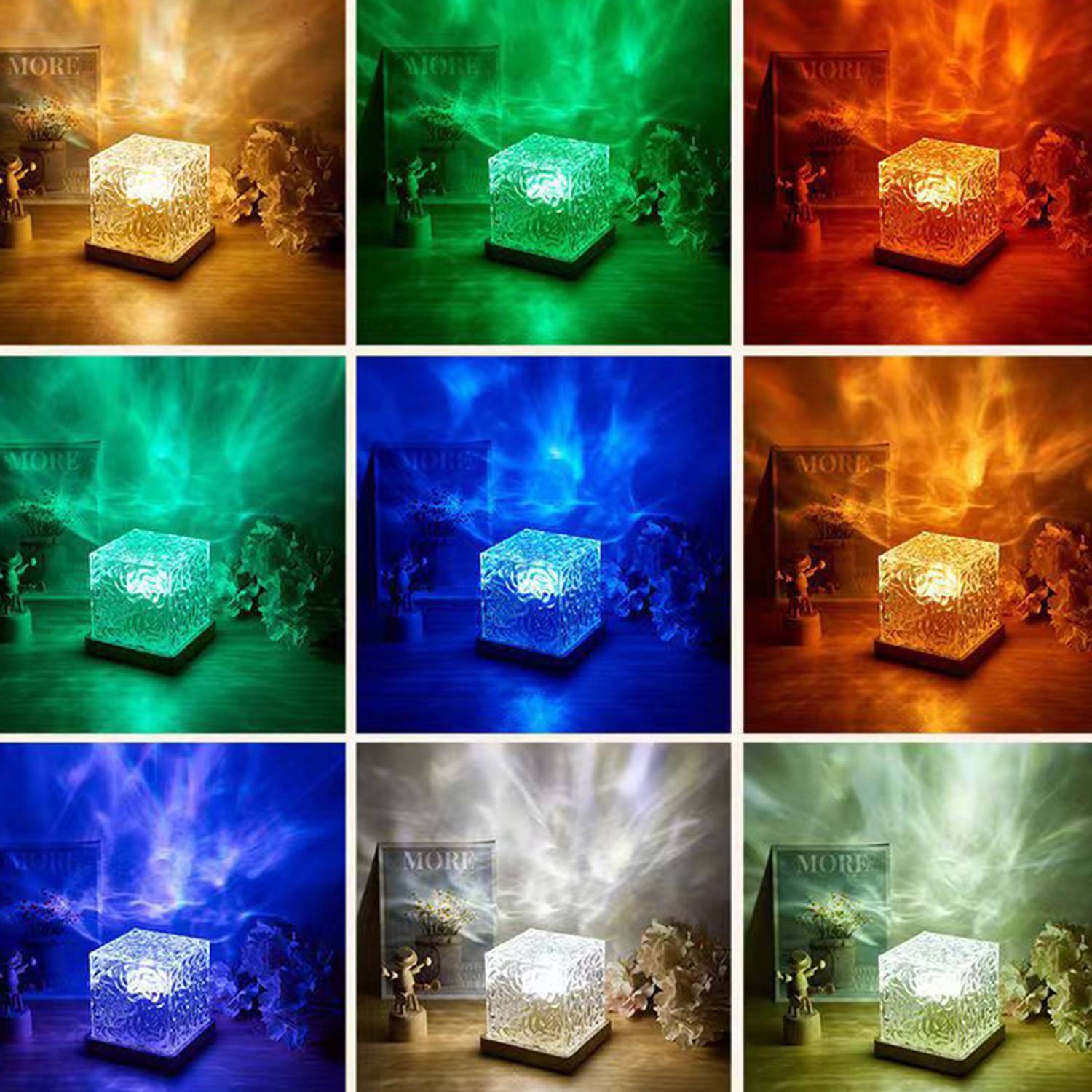Light and shadow atmosphere crystal lamp 7