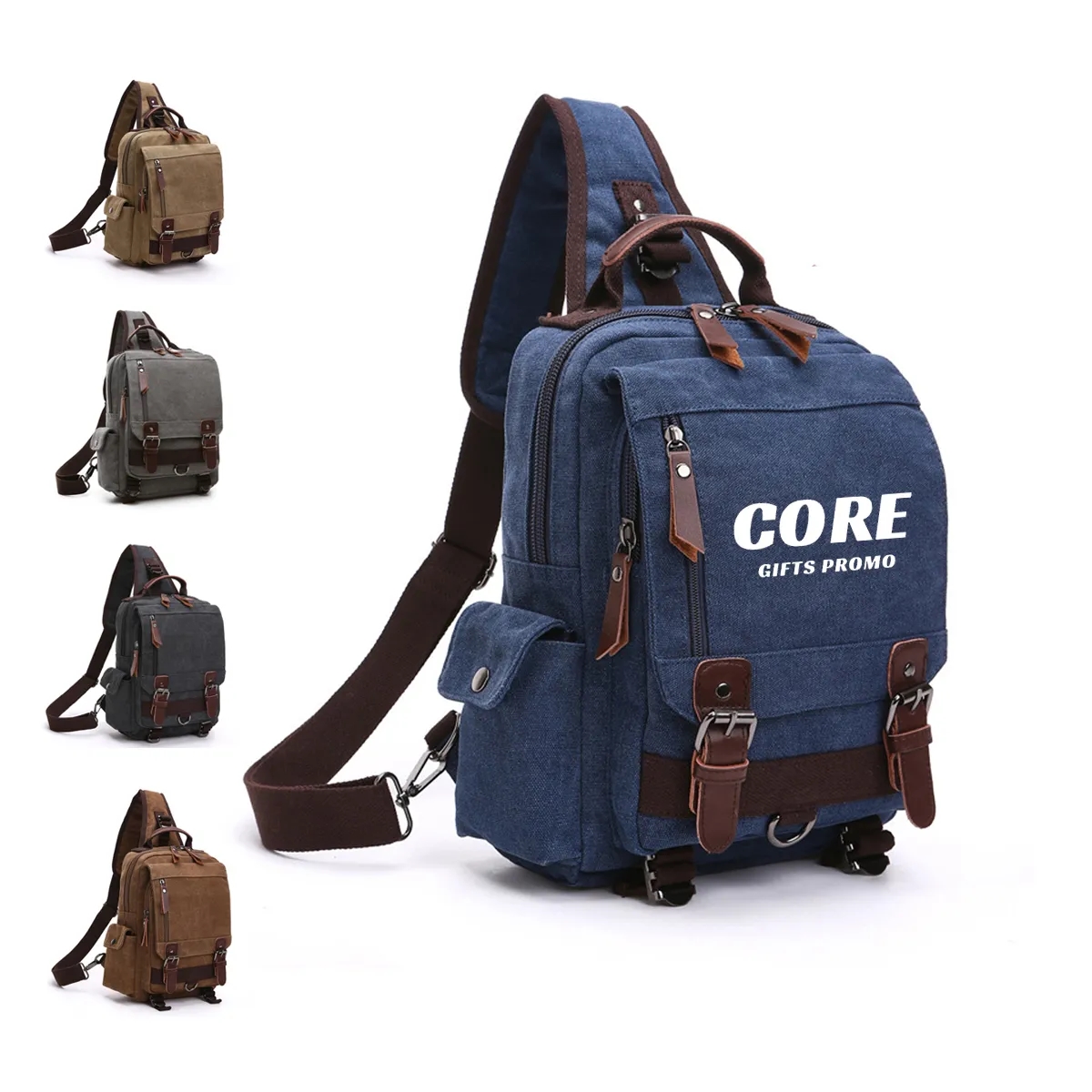 Canvas Sling Backpack 6