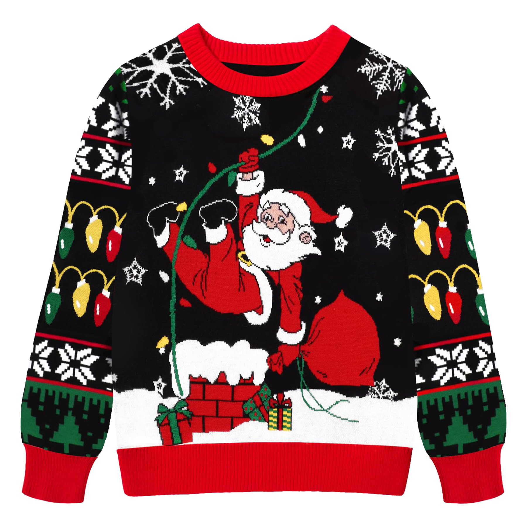 Completely Custom 100% Acrylic Jacquard Knitted Sweater 13