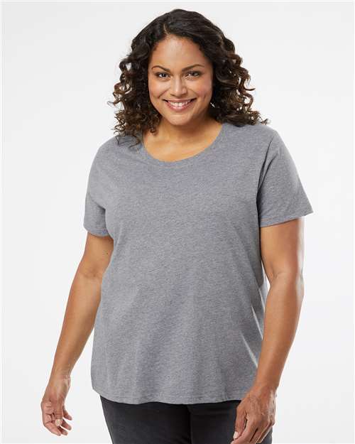 Women's Curvy Collection Fine Jersey Tee - 3816 42