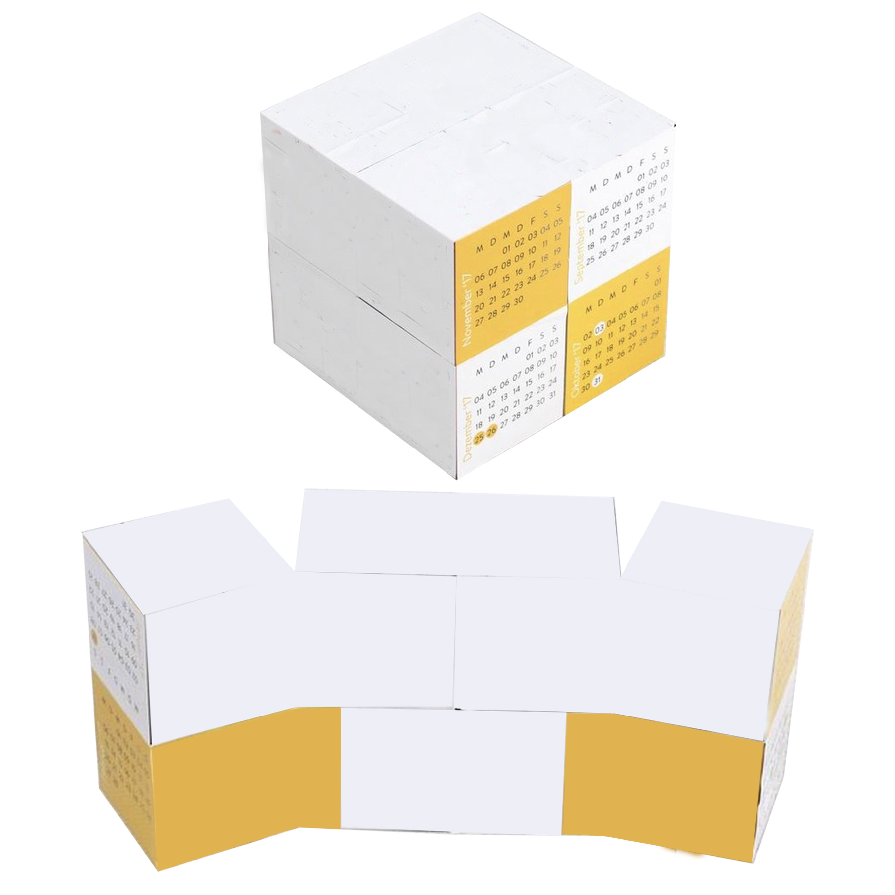 Full-Color Folding Cubes 3