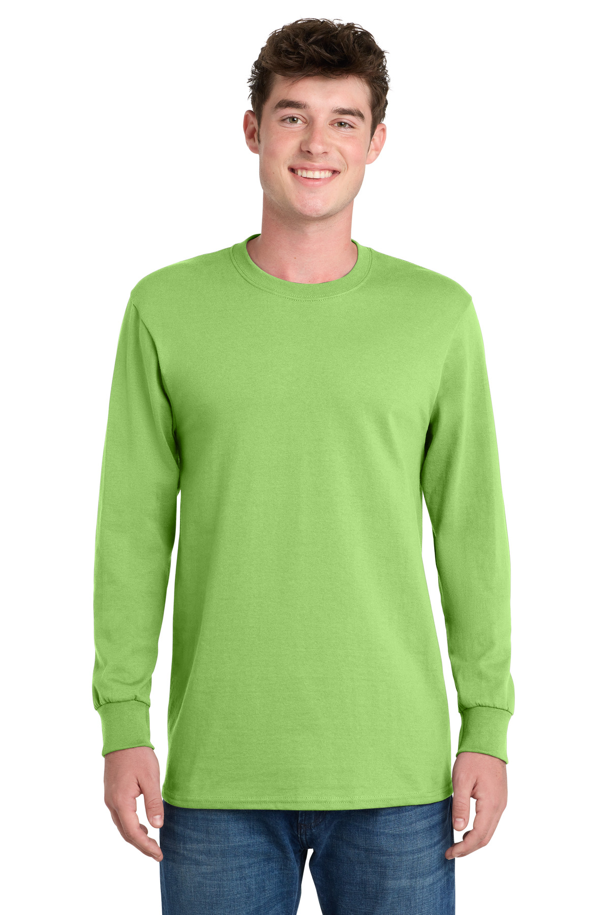 Port & Co Tall Long Sleeve Essential Tee. PC61LST 141