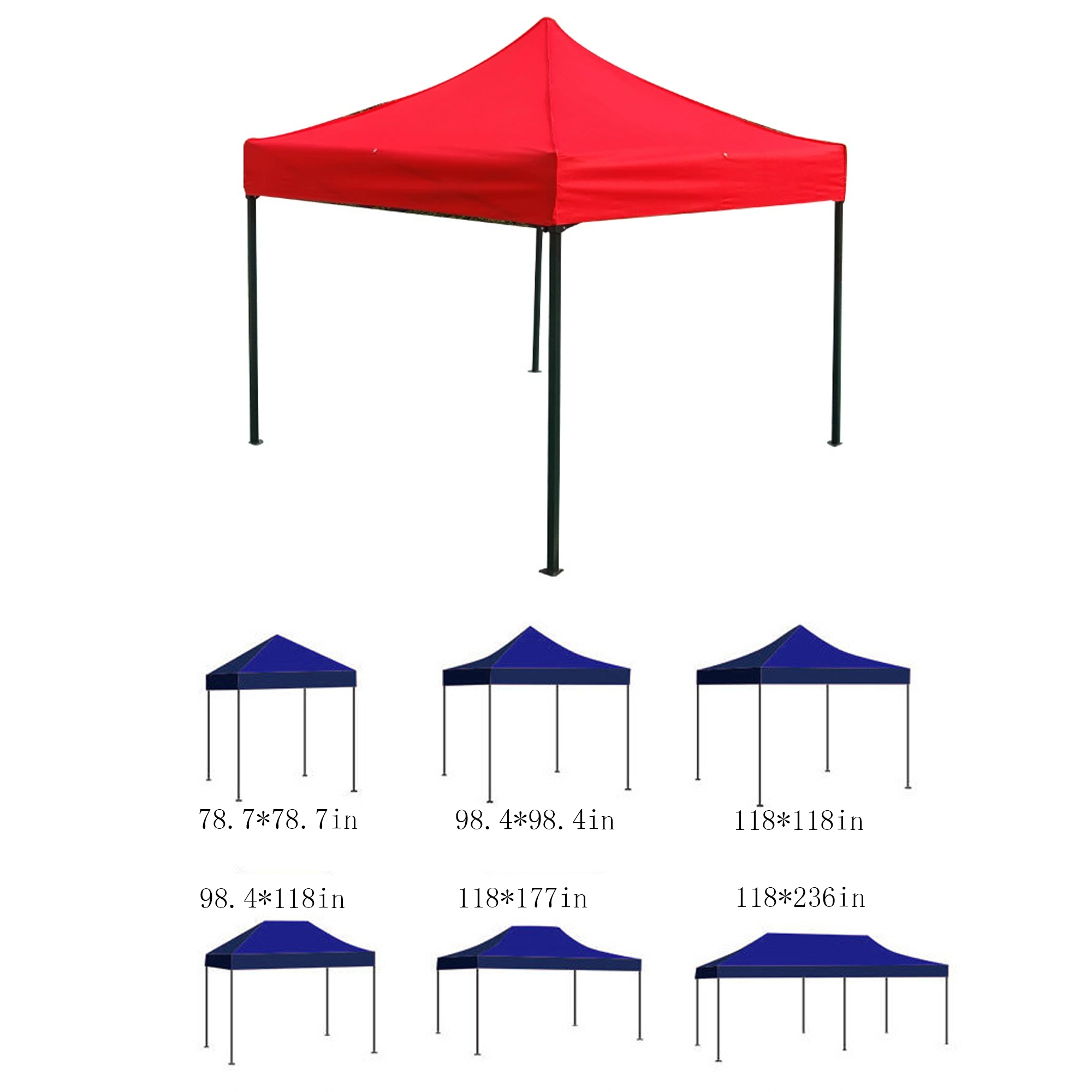 Custom Four-legged Tents To Set Up Booths 2