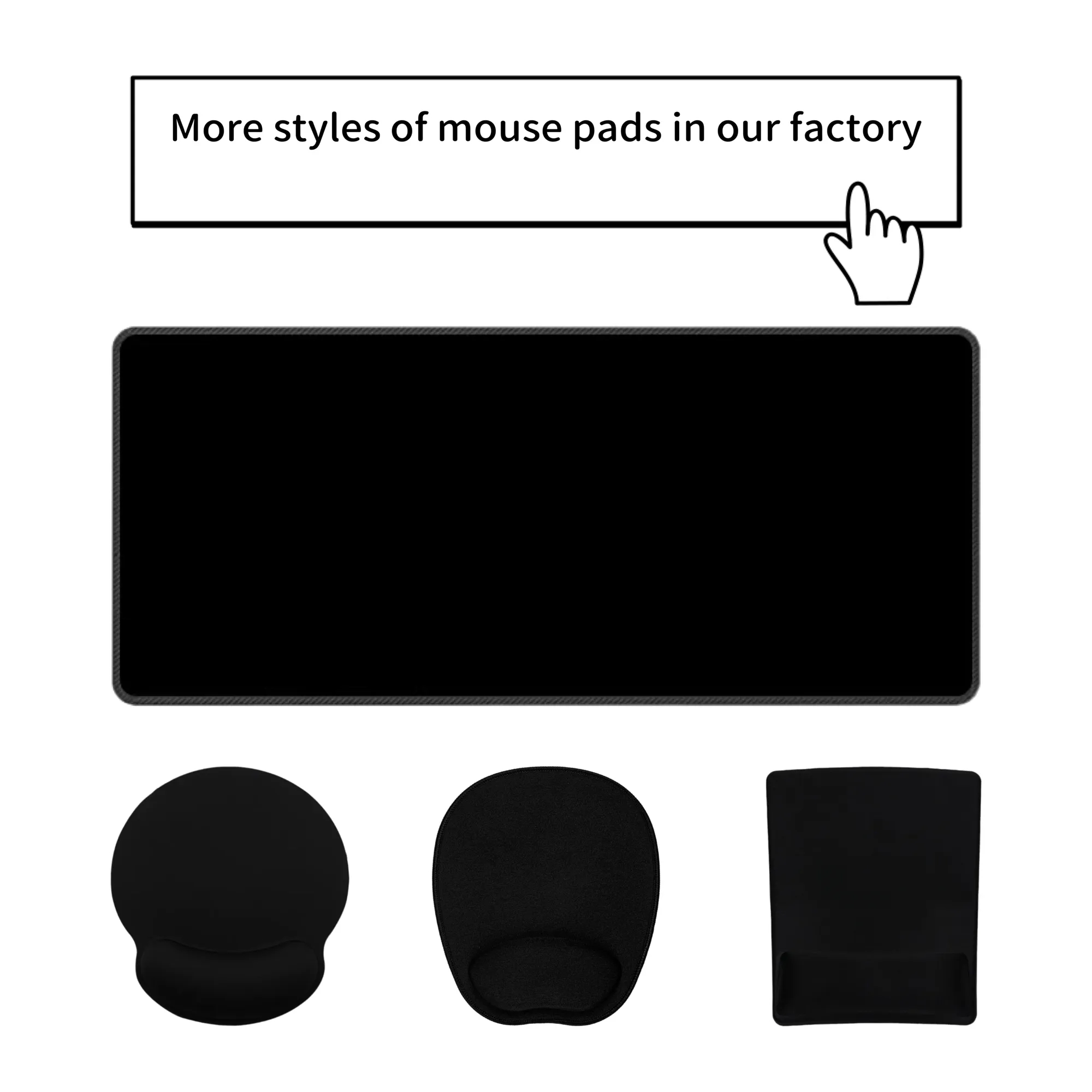MOQ 50 Pricebuster 8" x 1/8" Stitched Edge Round Mouse Pad 4