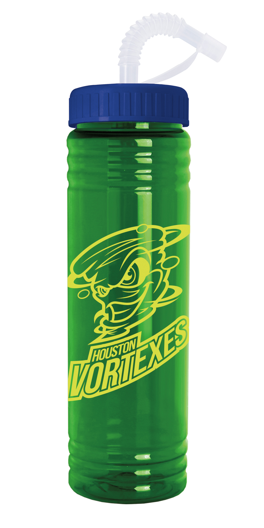 Garyline® Slim Fit Water Bottle With Straw Lid - 24 oz. 1