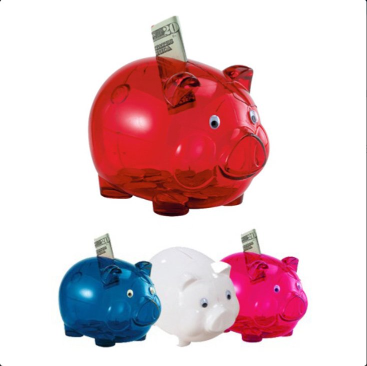 Promotional Translucent Piggy Coin Bank 1