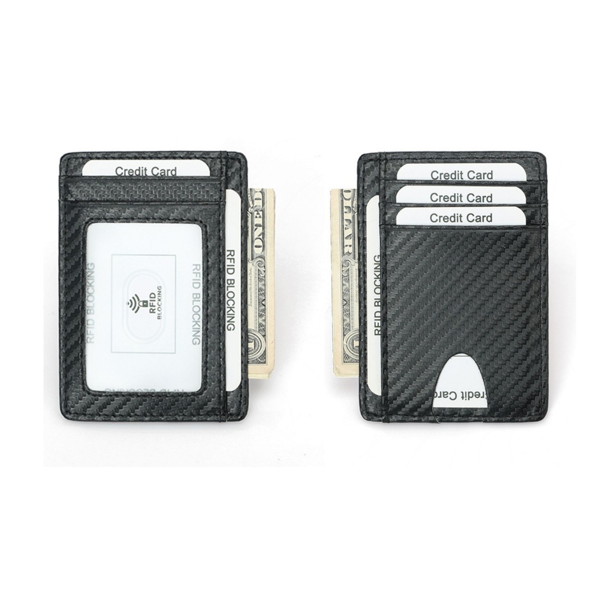 Small RFID Blocking Leather Card Holder 3