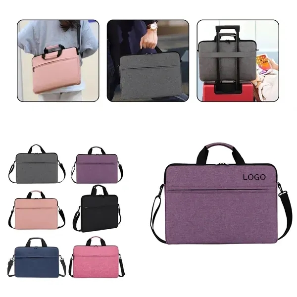 Polyester Laptop Tote Bag 8
