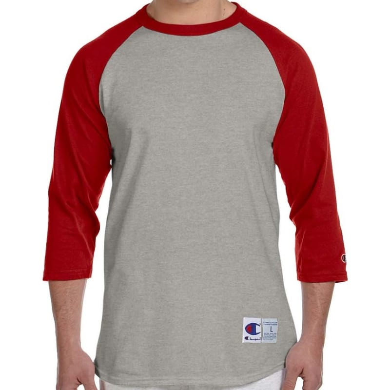 Champion 5.2 Oz. Raglan Baseball T-Shirt 9