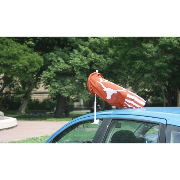 Screen Sublimation Windsock Car Flags - 9.5" x 18" 1