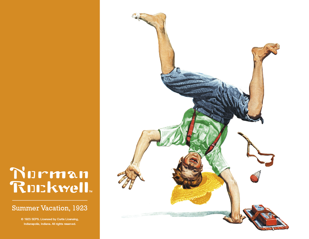 HotLine® Products Norman Rockwell Appointment Calendar - Spiral 8