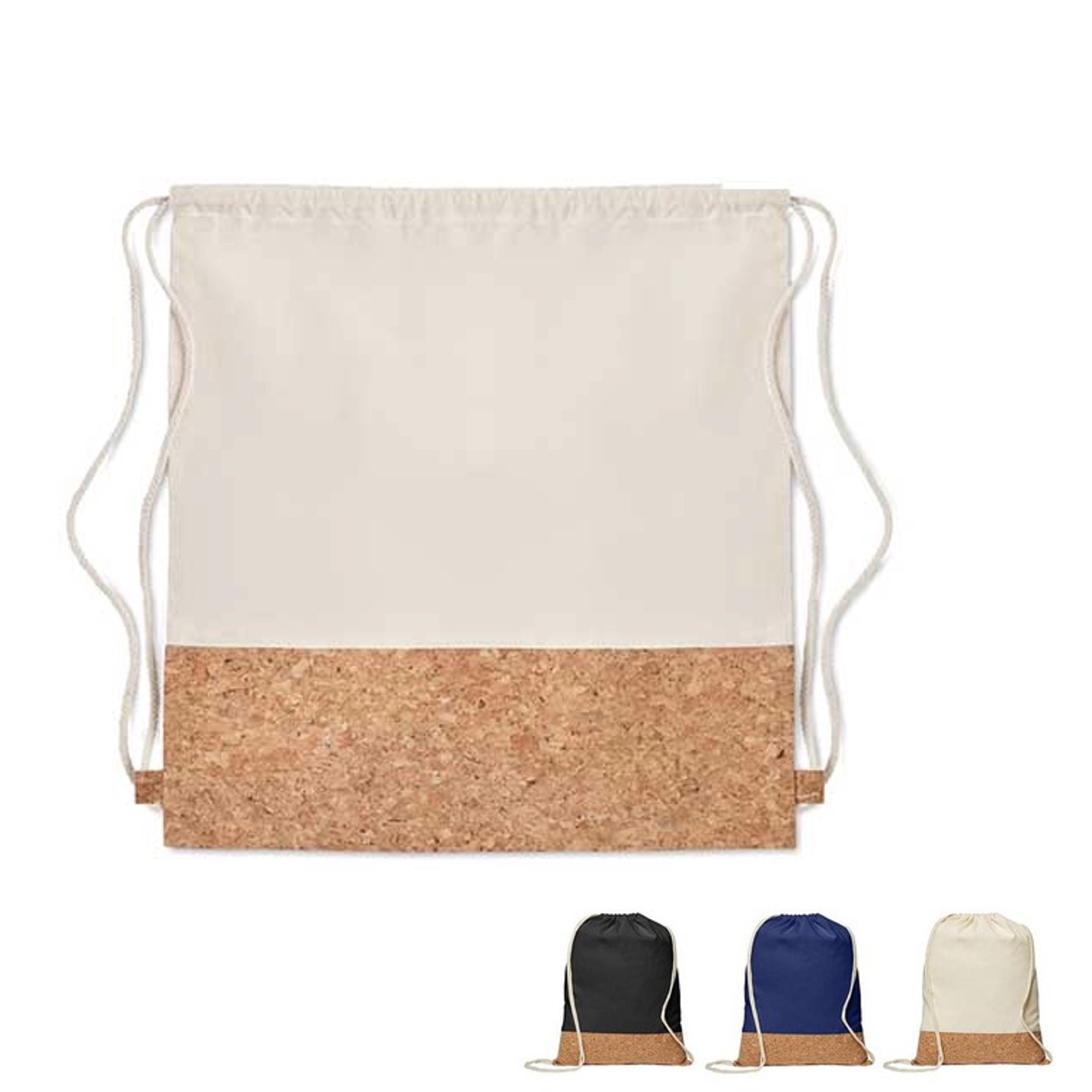 Canvas & Cork Drawstring Backpack 6