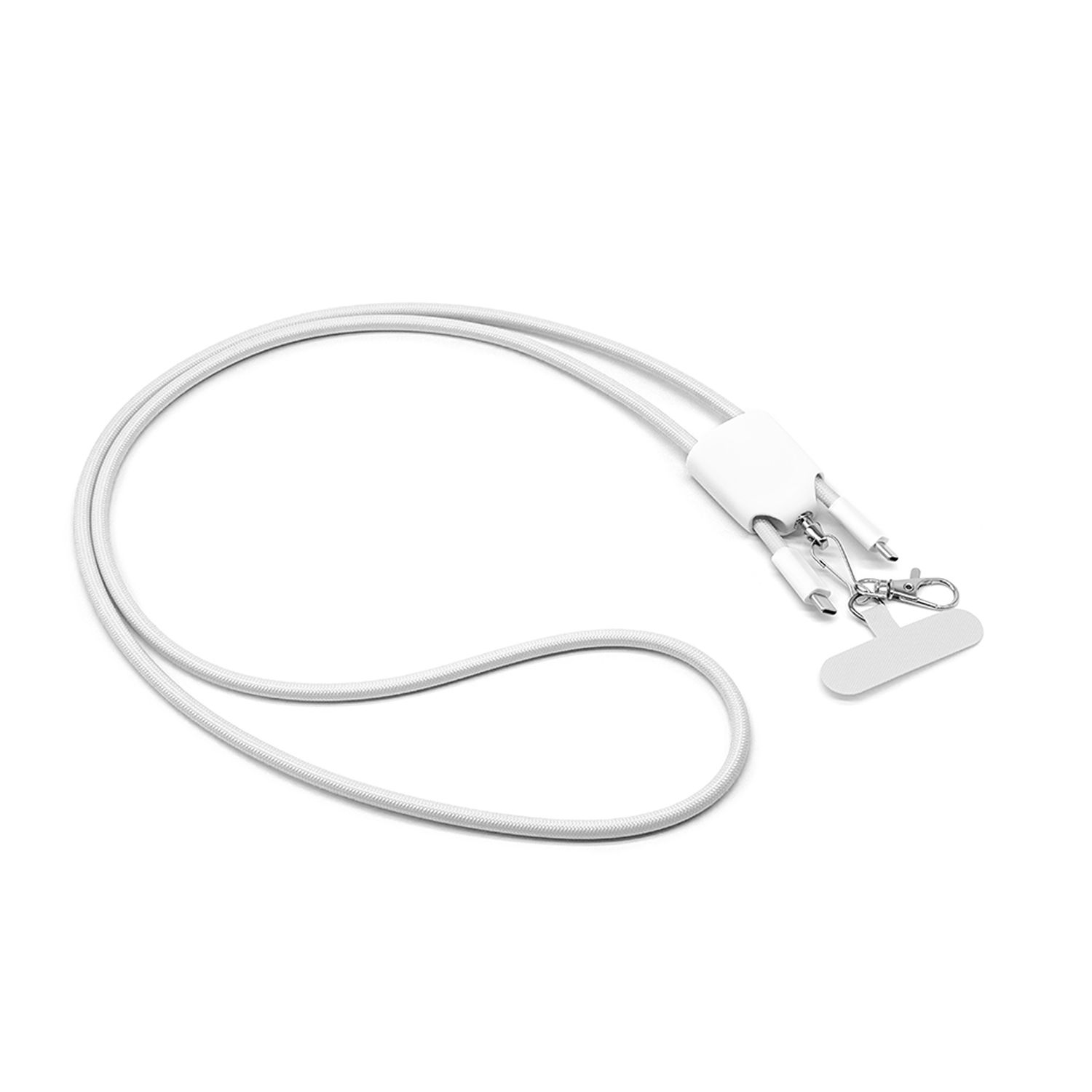 4-IN-1 Charging Cable Crossbody Lanyard Cell Phone Holder 5