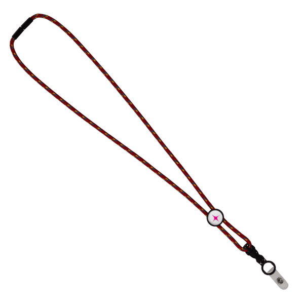 3/16" Nylon Cord Lanyard with Snap-Buckle Release, Standard O-Ring & Slider 63