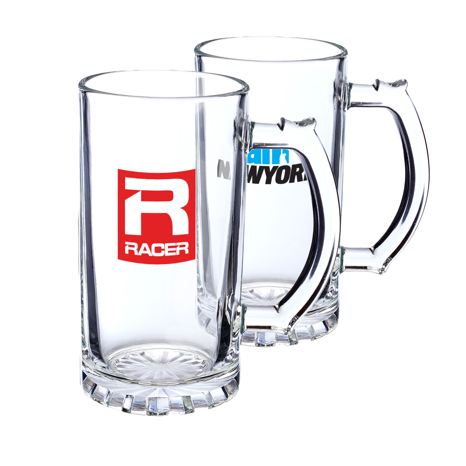 16 oz. Glass Printed Sports Mugs 2