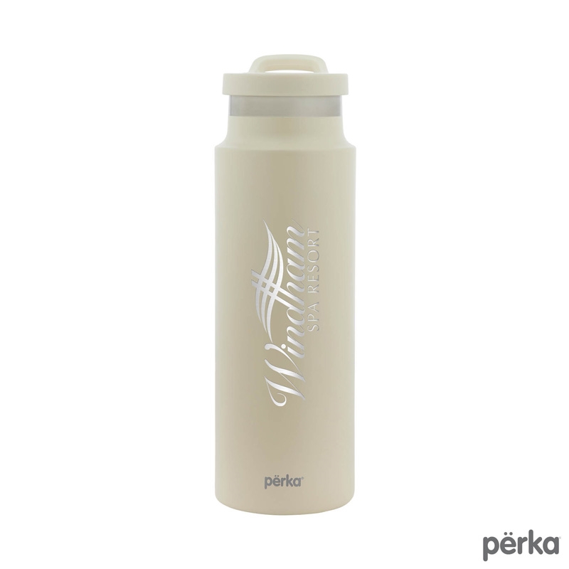 Perka® Monroe 24 oz. Double Wall Recycled Stainless Steel Water Bottle 18