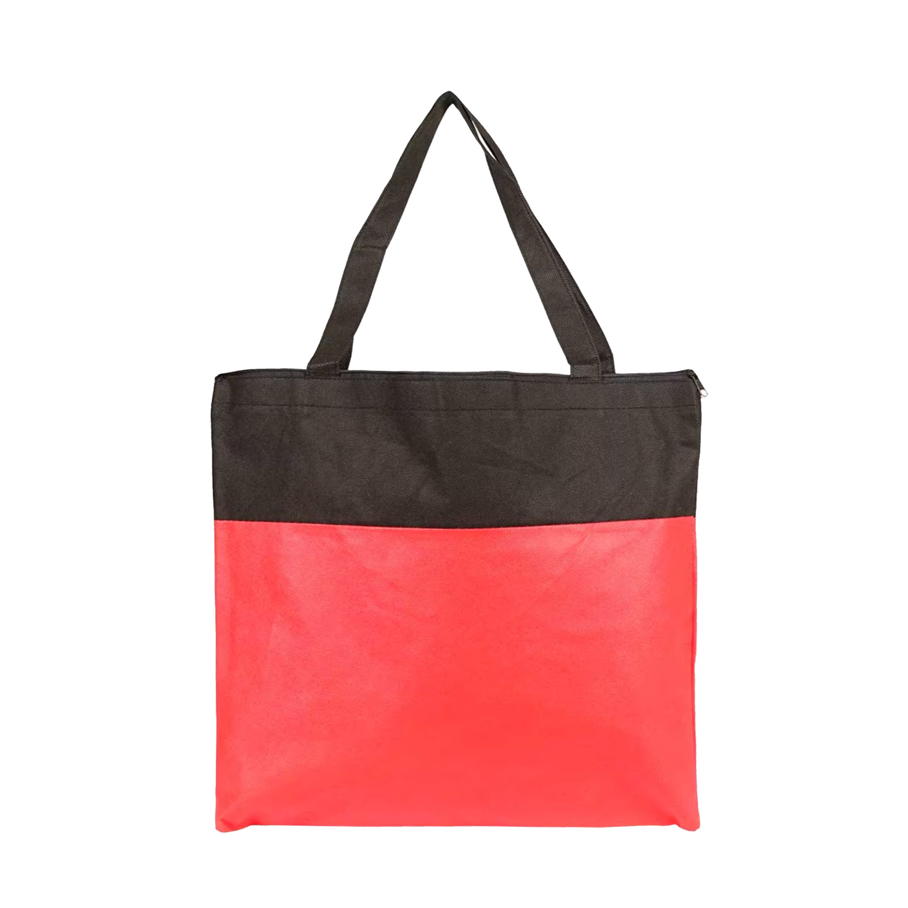 Recycled Non-Woven Polypropylene 2-Tone Zippered Tote 6