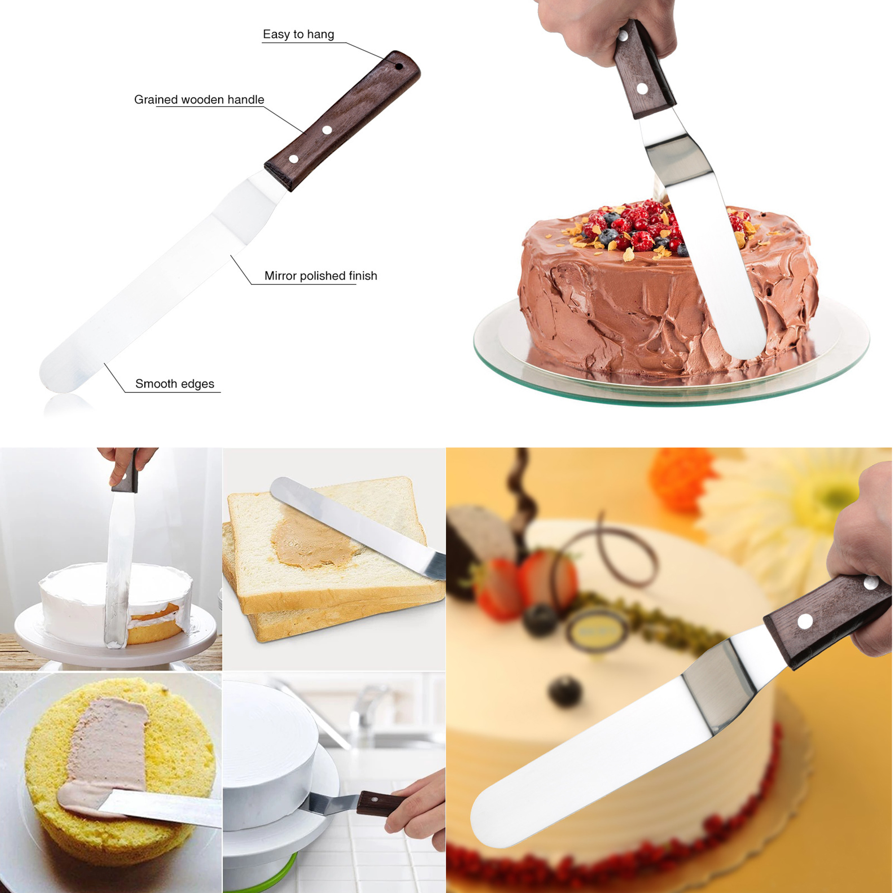 Stainless Steel Cake Knife Tools 2
