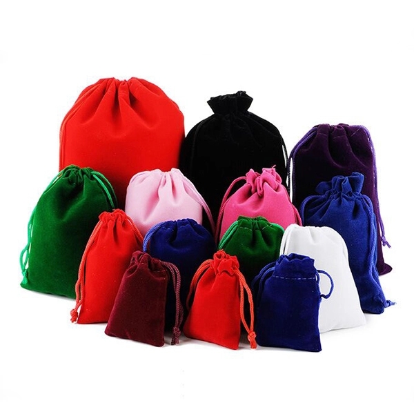 Flannelette Drawstring Gifts Bags 3