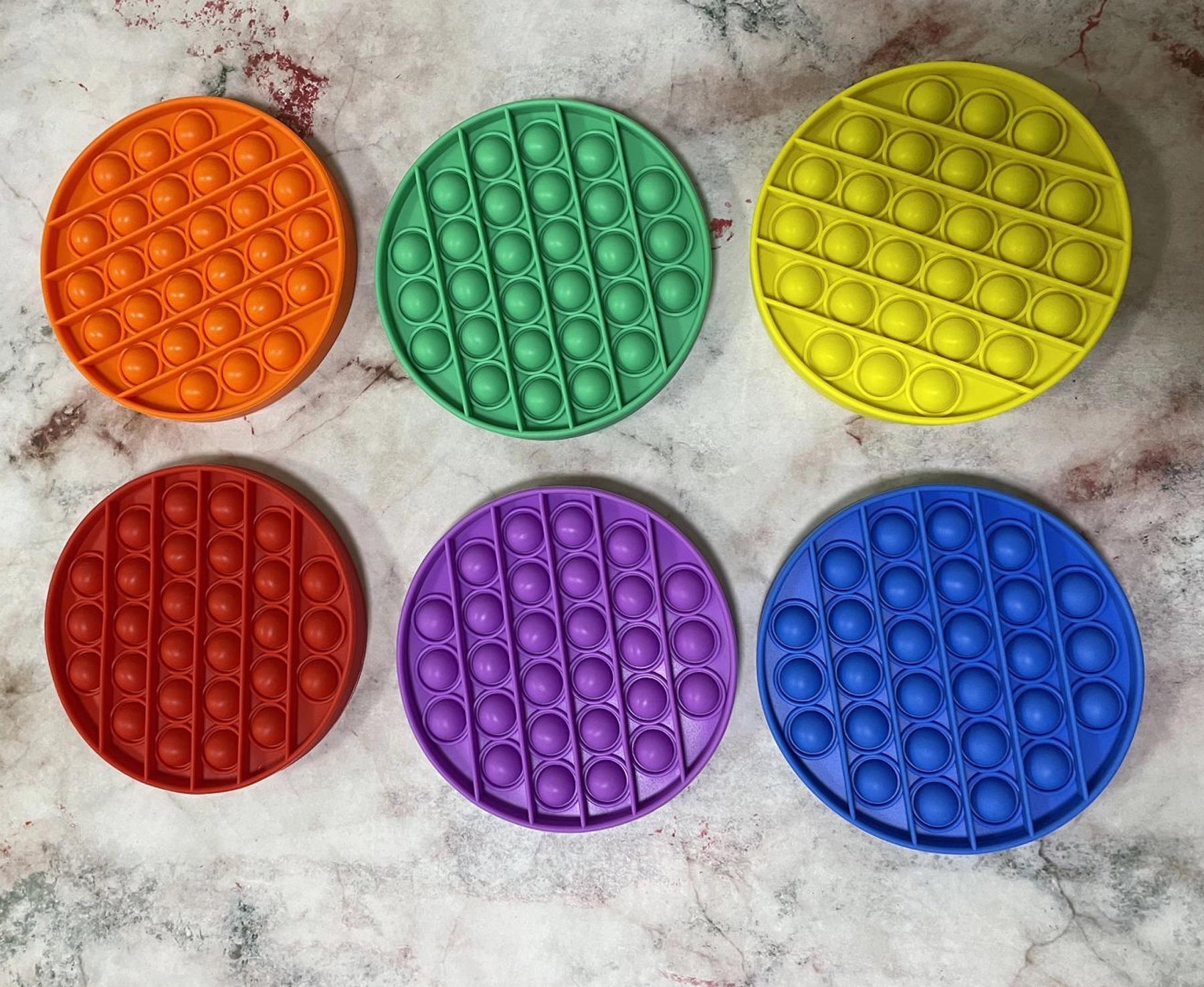4.7" Dia Full Color Printing Push Pop Fidget 4