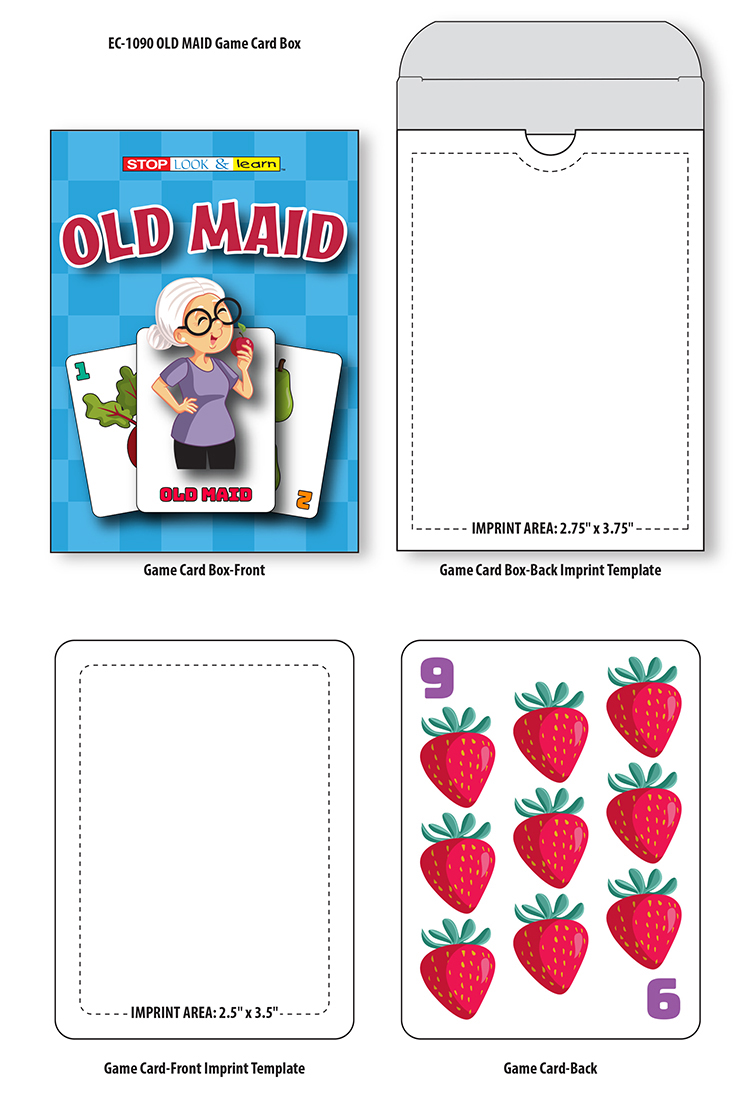 FLASH CARDS - Old Maid 3