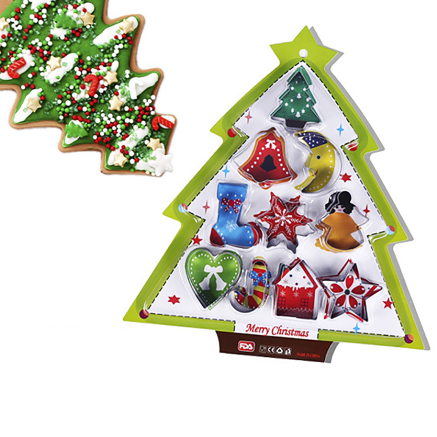 Xmas Christmas Biscuit Cookie Cutter Set 8