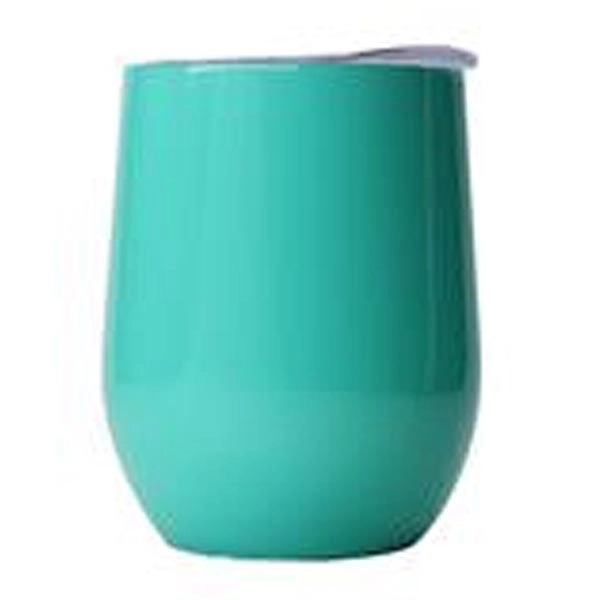 Insulated Egg Shaped Drinking Mug 12Oz 2