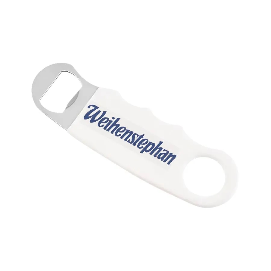 White Hand Grip Flat Bottle Opener 6