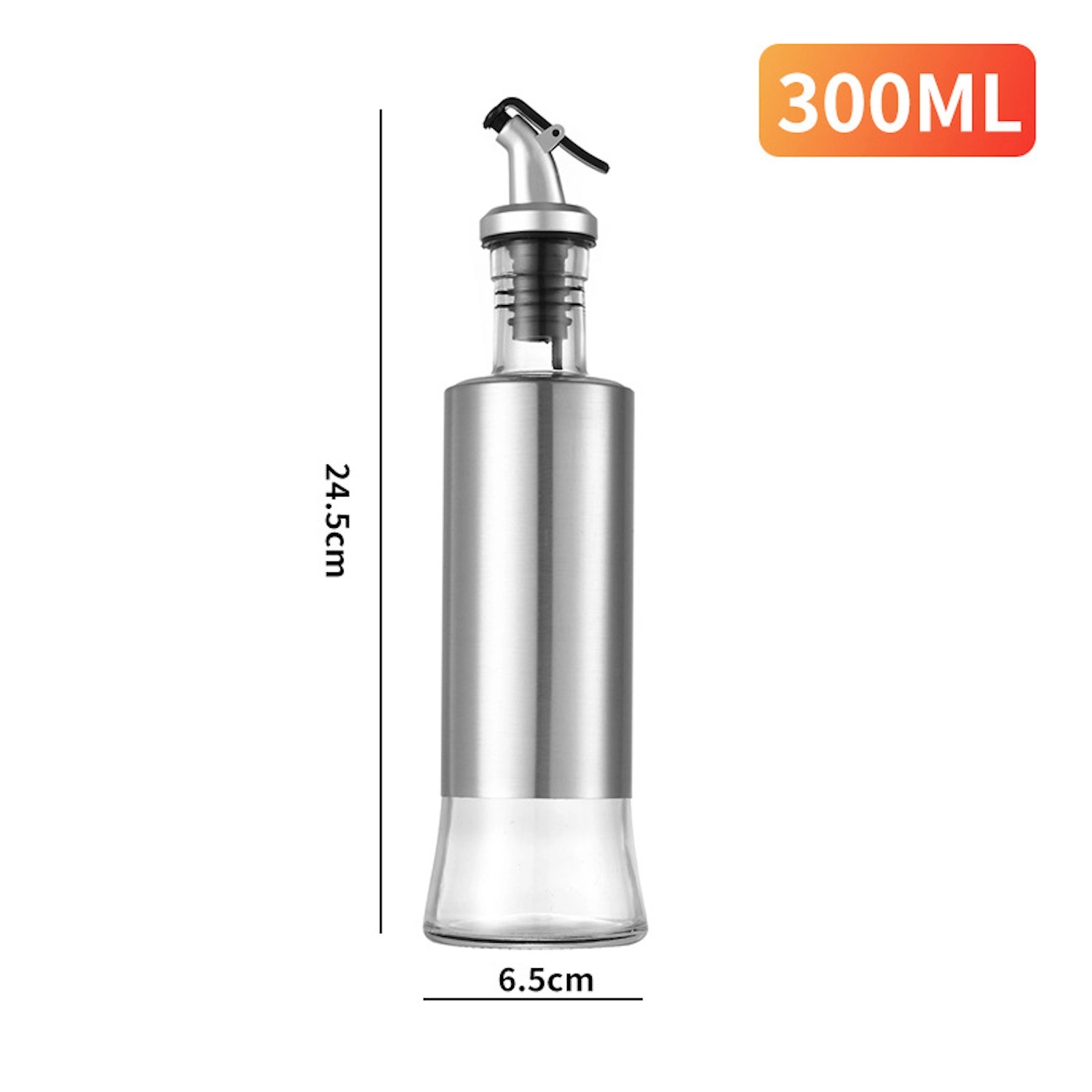 Oil And Vinegar Bottles Cruets Dispenser 5