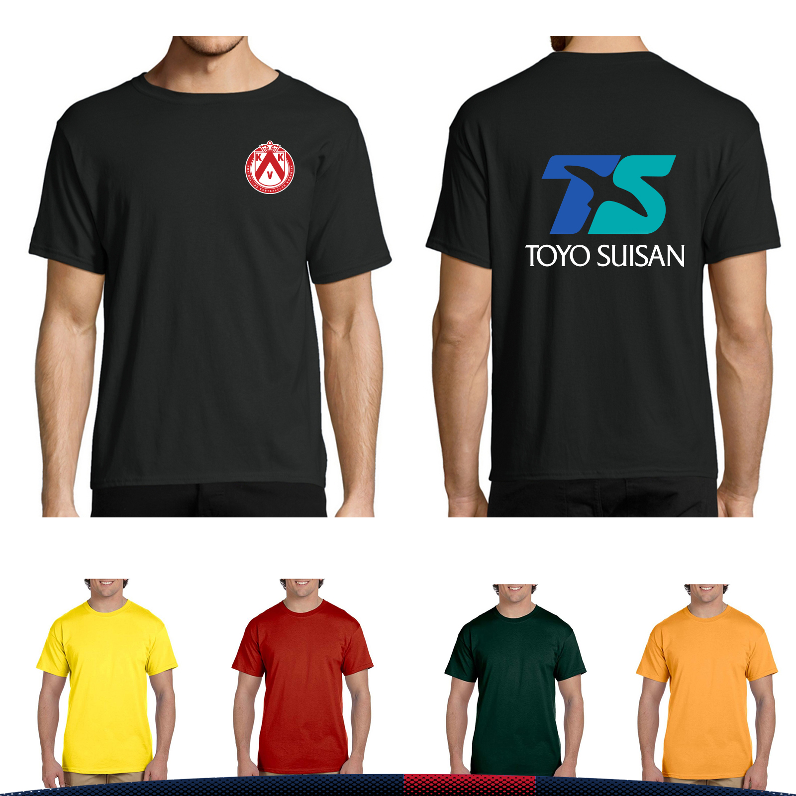 Hanes® Cotton/Polyester Preshrunk T-Shirts 2