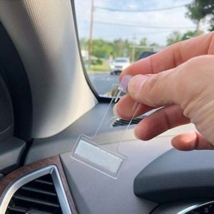 Car Parking Ticket Clip With Soft Foam Sticker 17