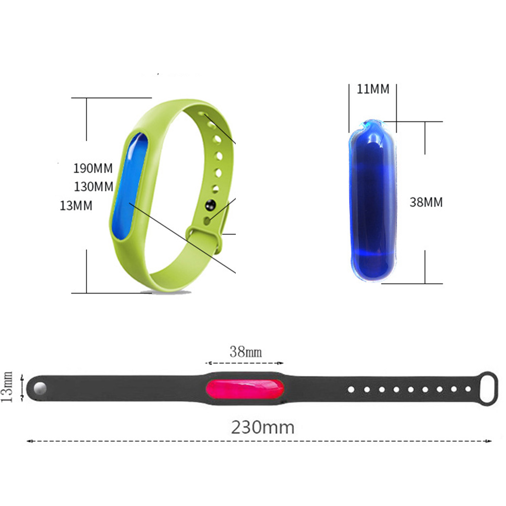 Kids silicone mosquito repellent bracelet 2