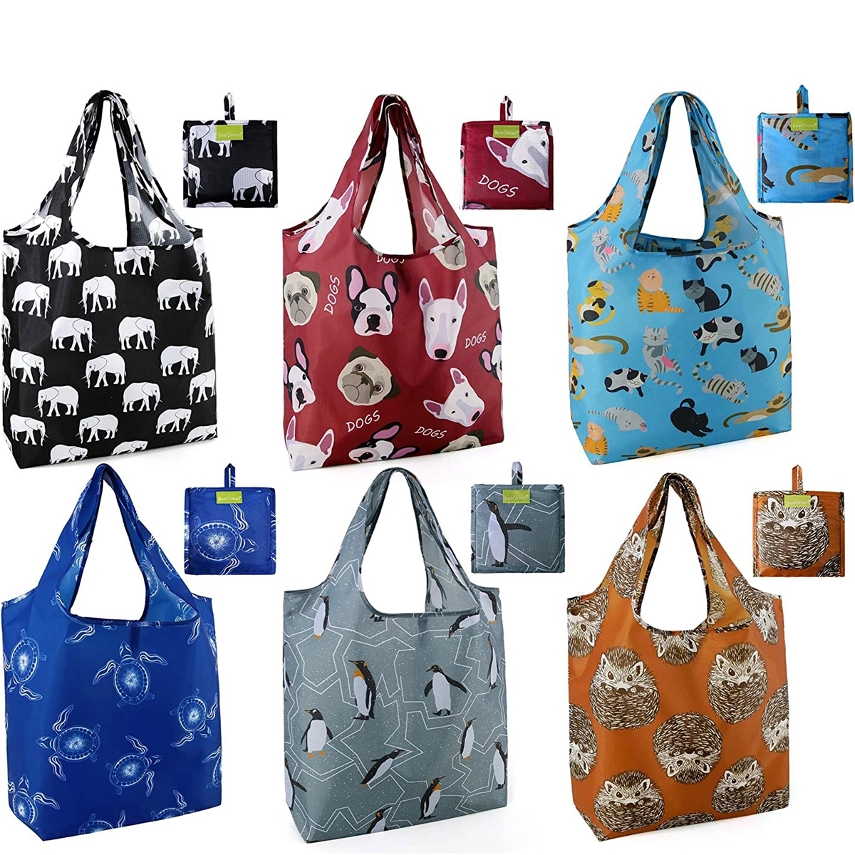 Reusable Lightweight Foldable Shopping Bag(50BLS) 6