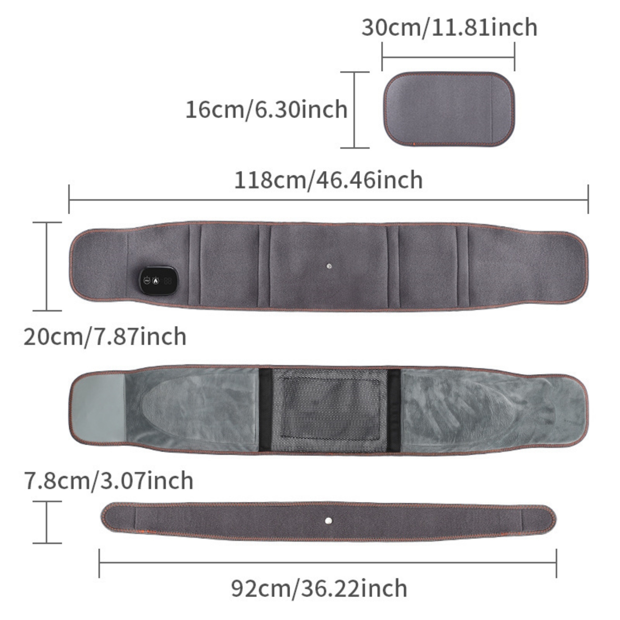 Rechargeable Heated Waist Belt 5