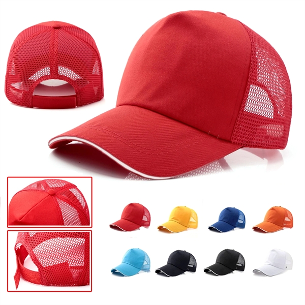 Adjustable Mesh Back Baseball Cap MOQ100pcs 1