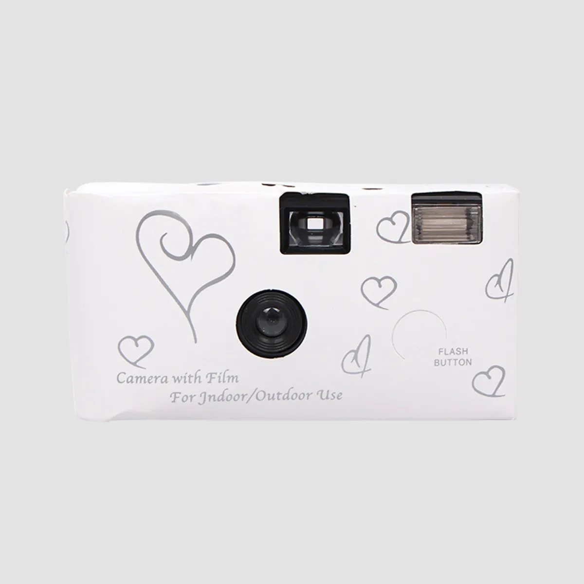 17 Photos Disposable Black & White Film Camera with Flash 1