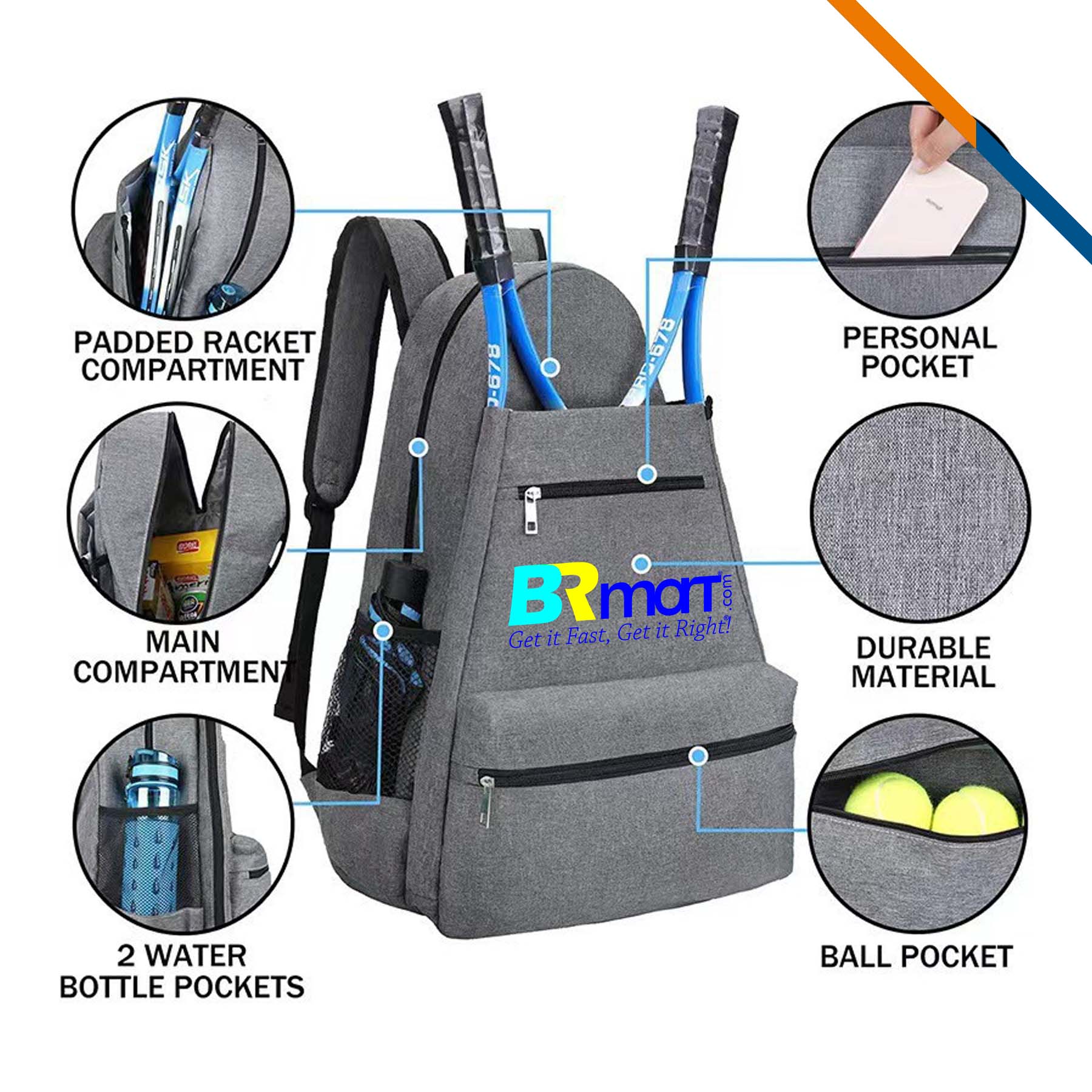 Rallymax Pickleball Backpack 1