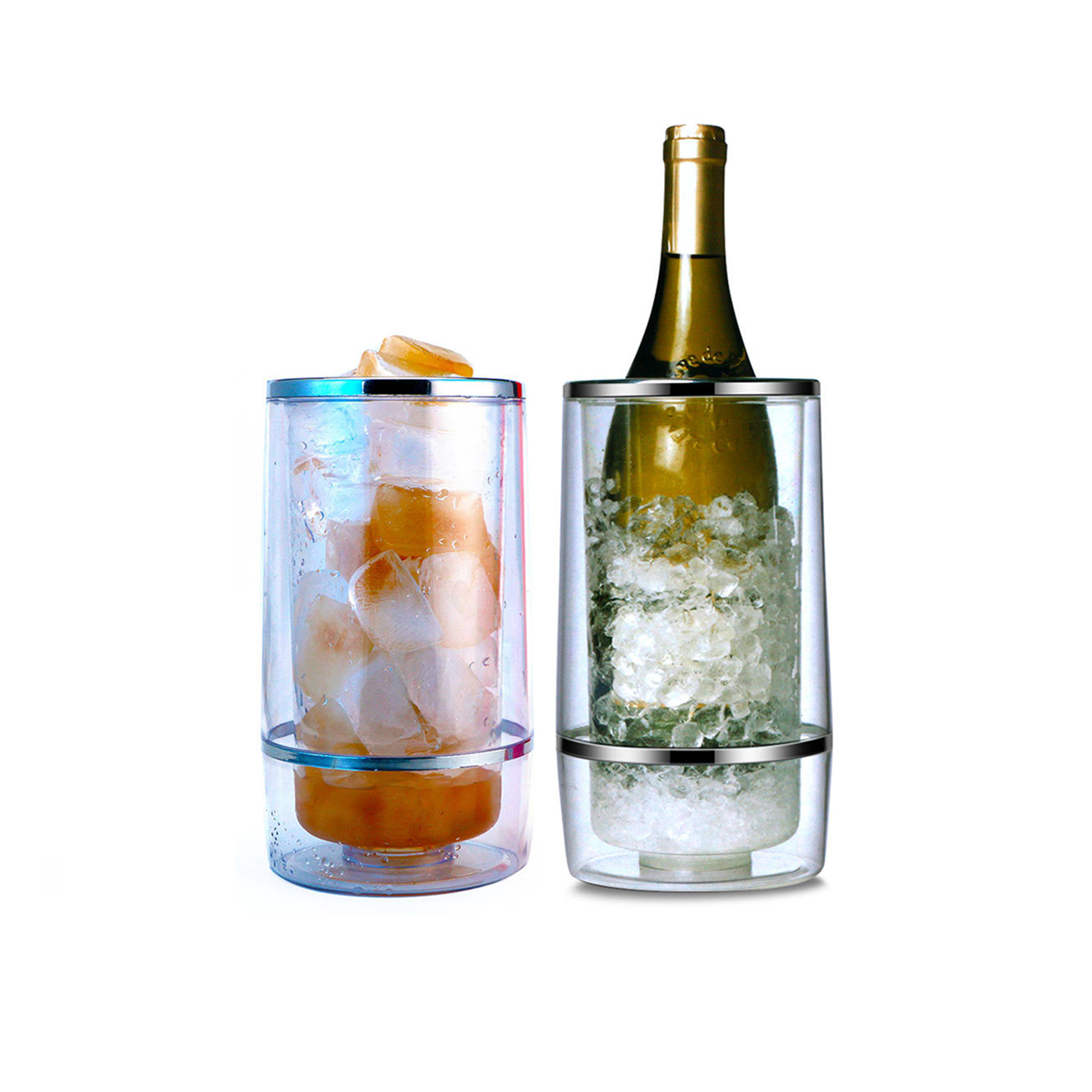 Plastic Clear Ice Bucket 2