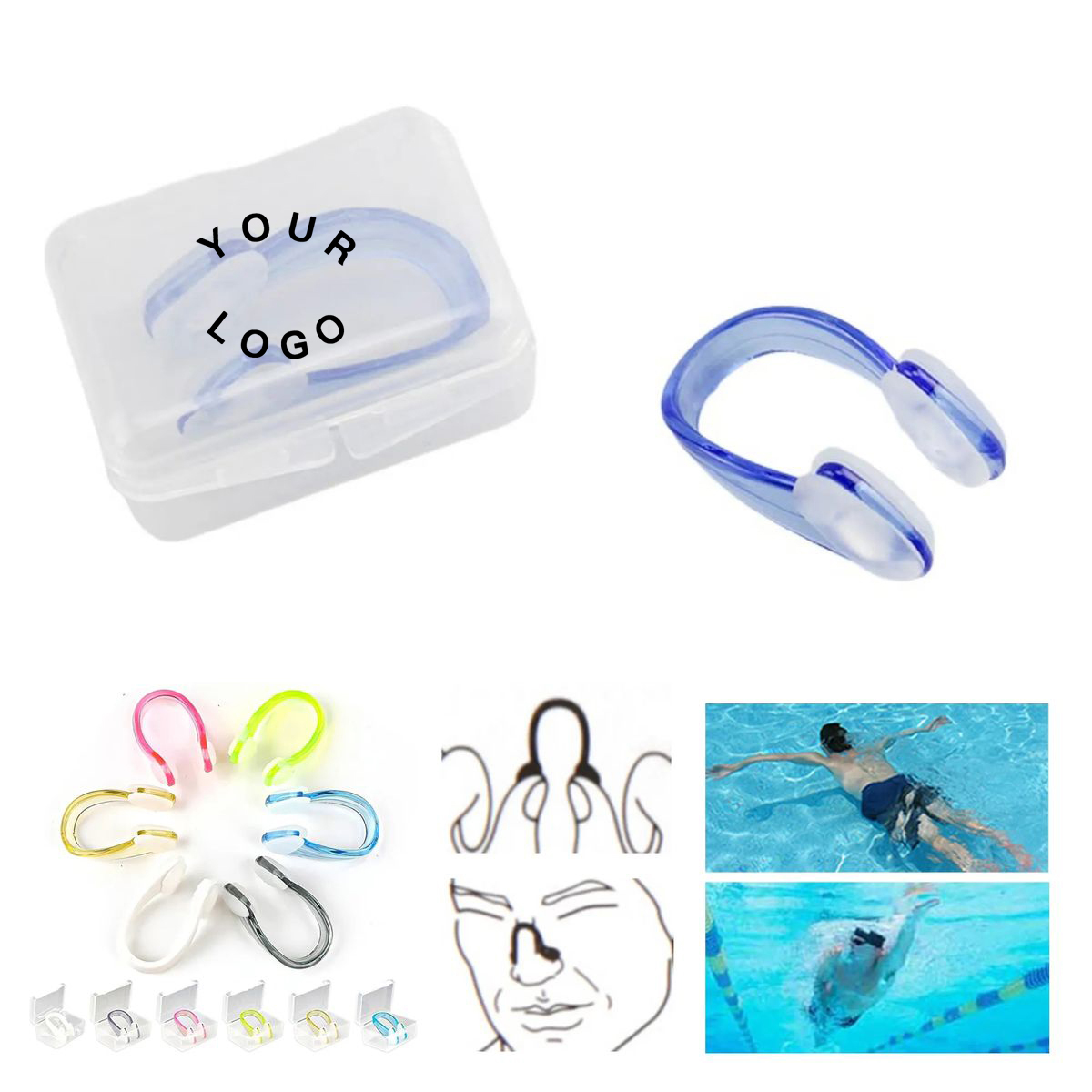 Ergonomic Nose Clip for Adult and Youth Swimmers 6
