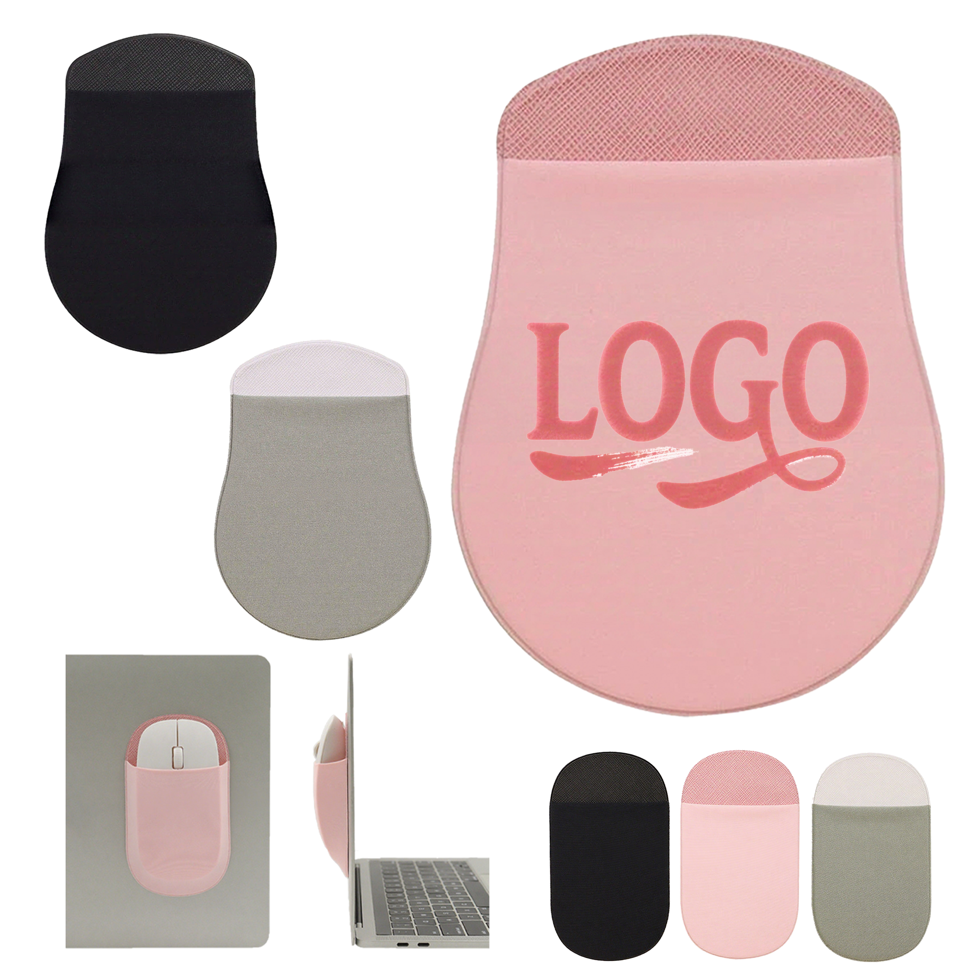 Self Adhesive Elastic Mouse Storage Bag 3