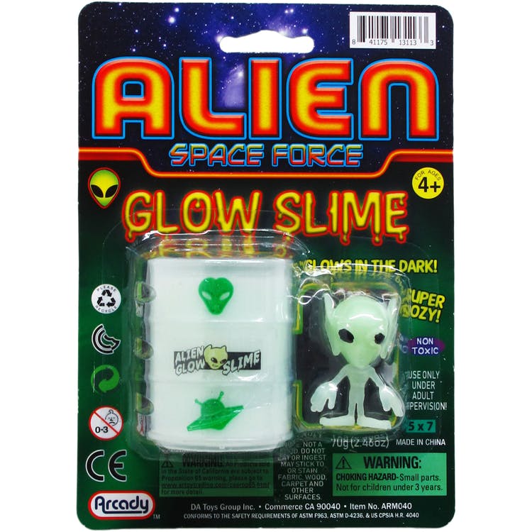 Alien Space Force Glow Slime 2.4 oz 2