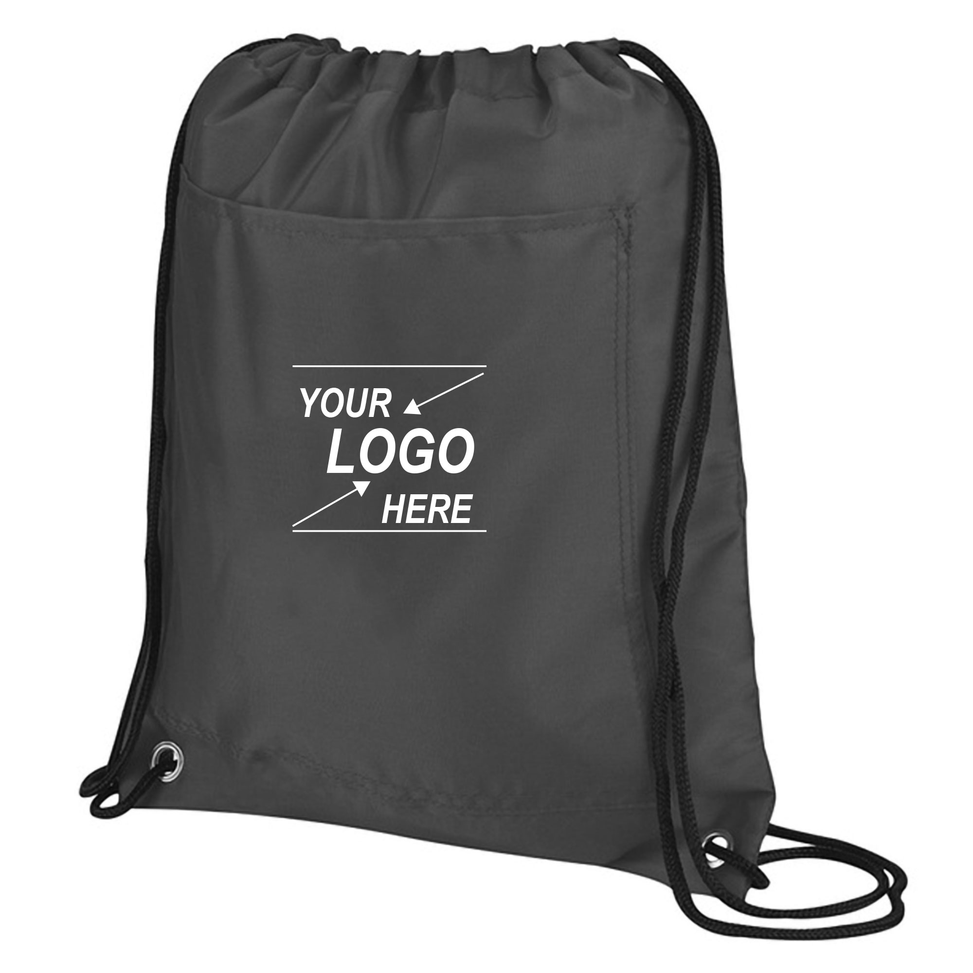 Front Pocket Drawstring Backpack 6
