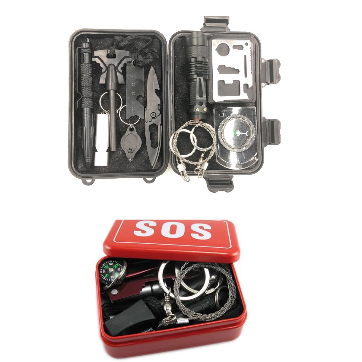 Camping Gear Tactical Survival Kit 14 in 1 1