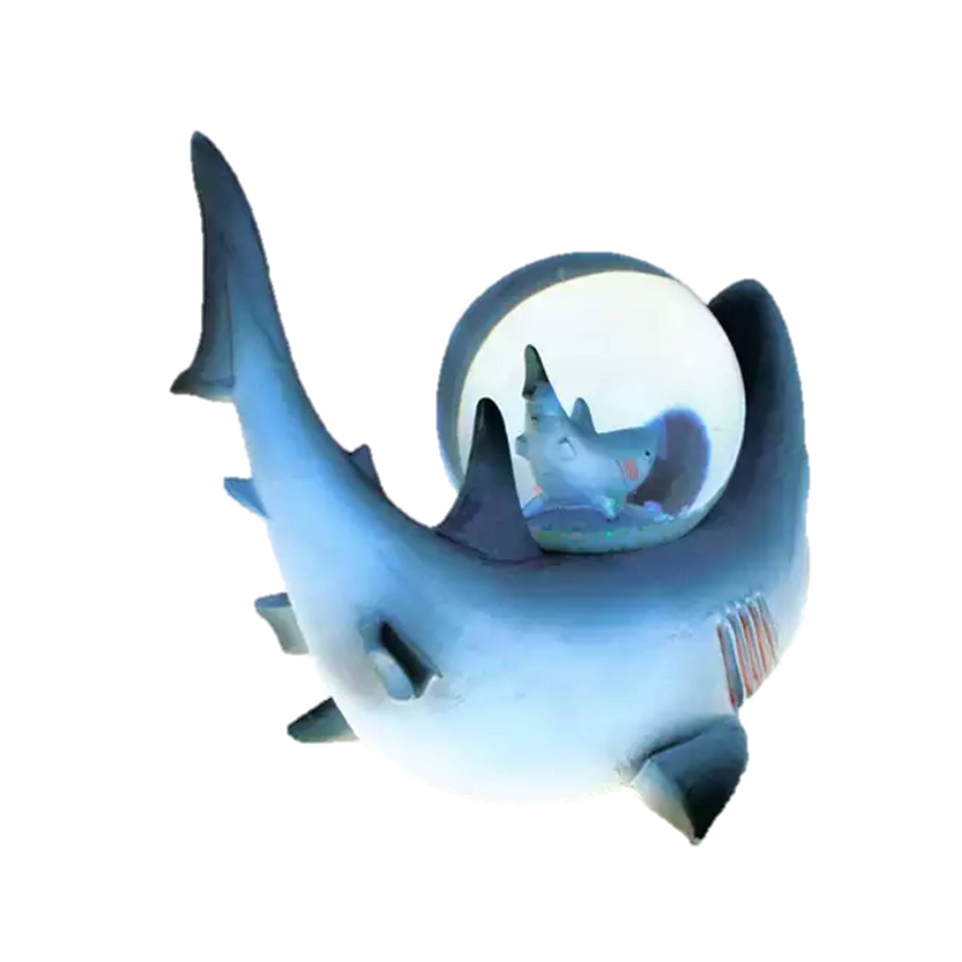 Custom Resin Shark Snow Globe Ornament 4