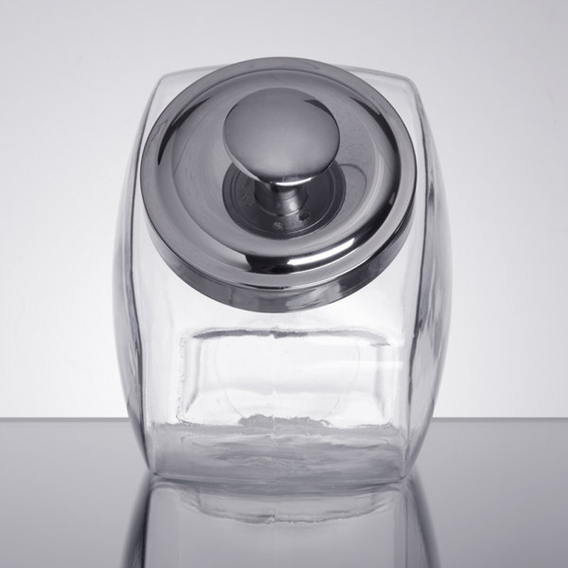 Anchor Hocking 69857AHG17 1/2 Gallon Glass Penny Candy Jar with Chrome Lid 2