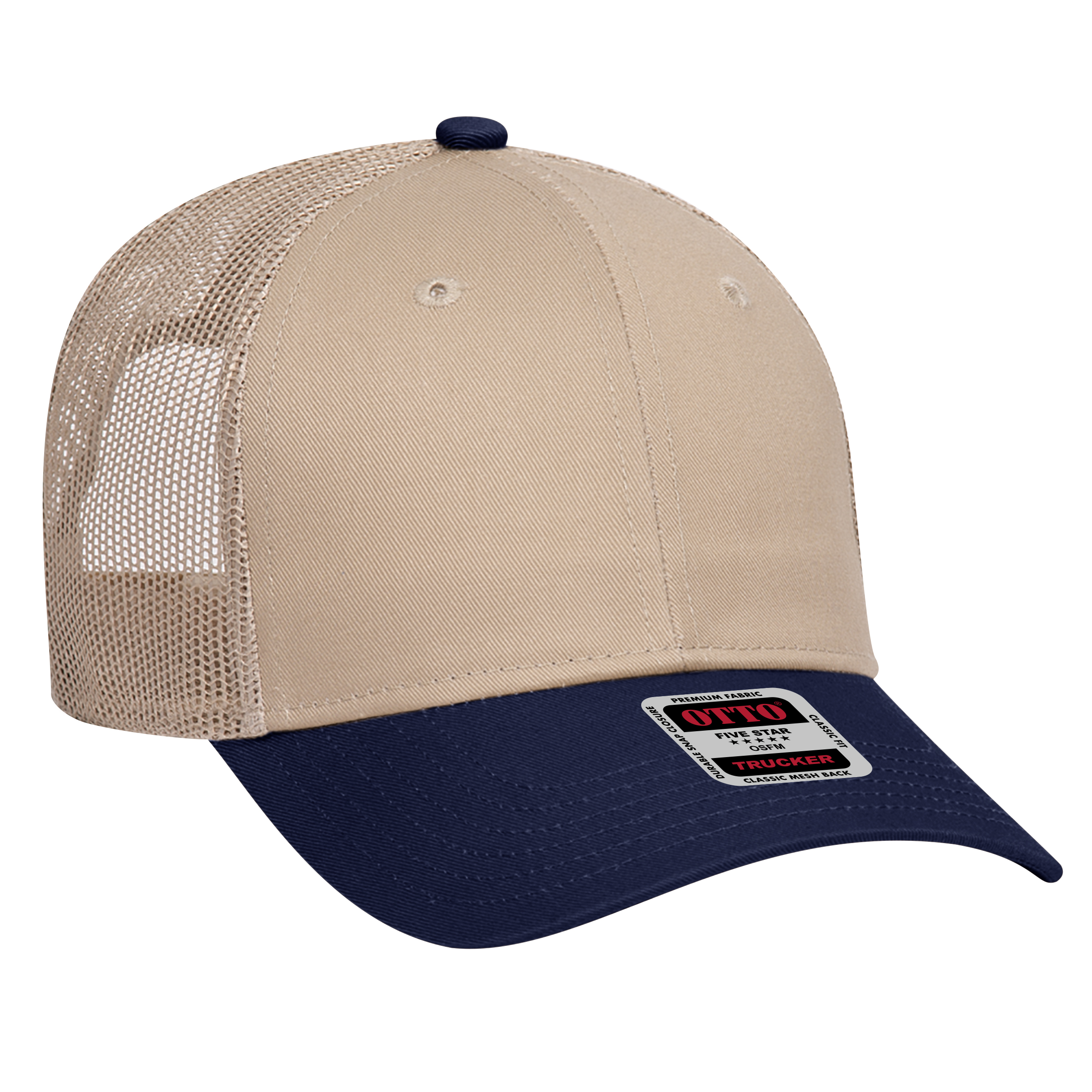 OTTO CAP® 6 Panel Low Profile Mesh Back Trucker Hat 39